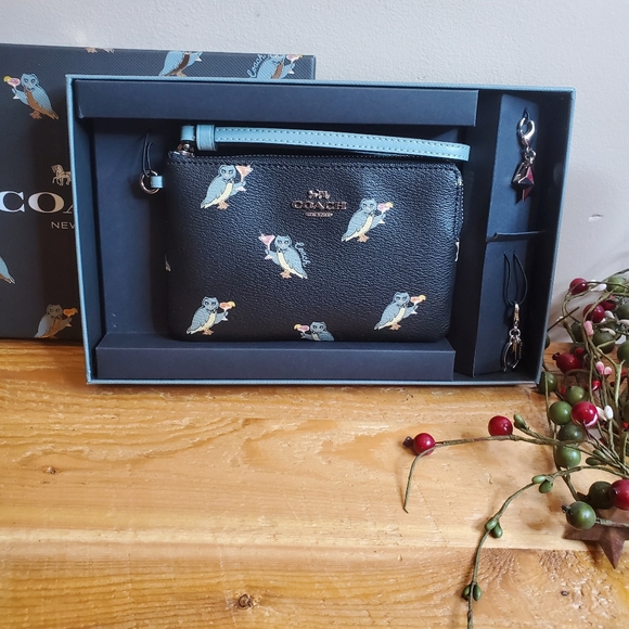 Coach Handbags - COACH Wristlet "Party Owl"